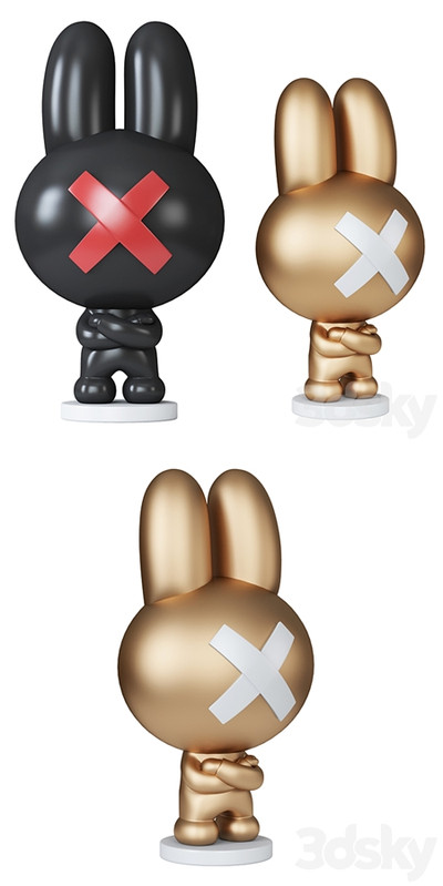 The rabbit sculpture